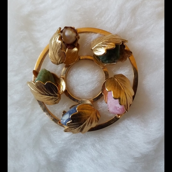 SARAH COVENTRY MultiGemstone Brooch - Picture 7 of 8